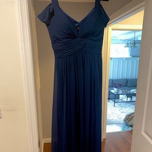 Lulus maxi dress navy